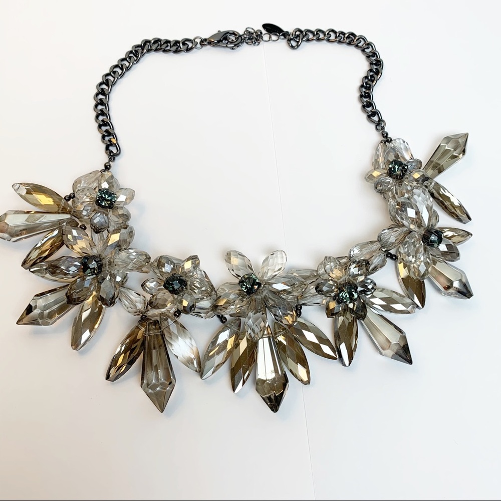 Crystal Statement Necklace - image 1